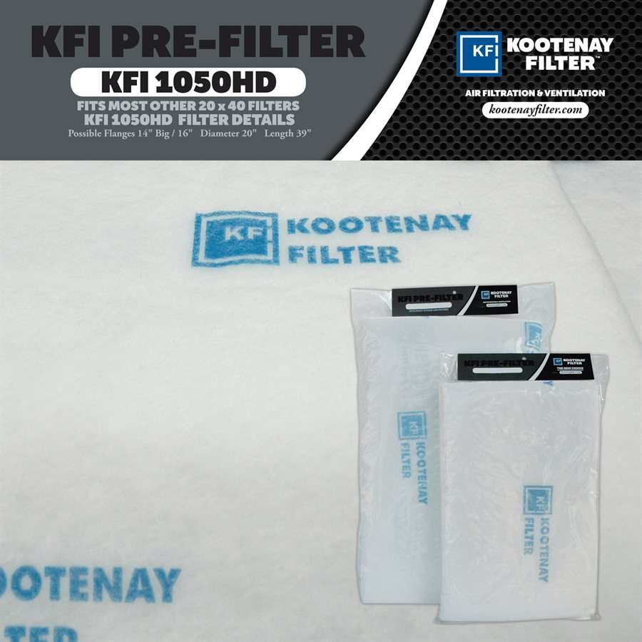 KOOTENAY PRE-FILTER KFI SL1050HD 20''x39'' (1) S.O