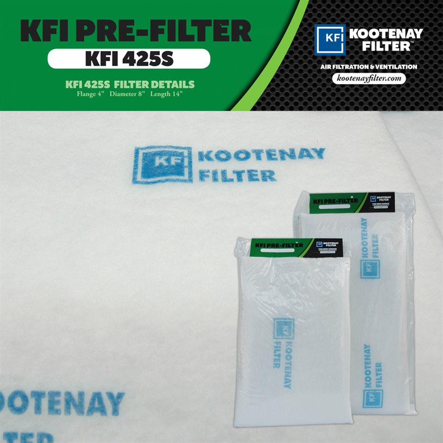 KOOTENAY PRE-FILTER KFI 425S 4''x14'' (1)