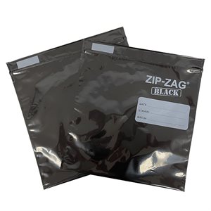 ZIP-ZAG BLACK LARGE BAGS 27 CM X 28 CM (50)